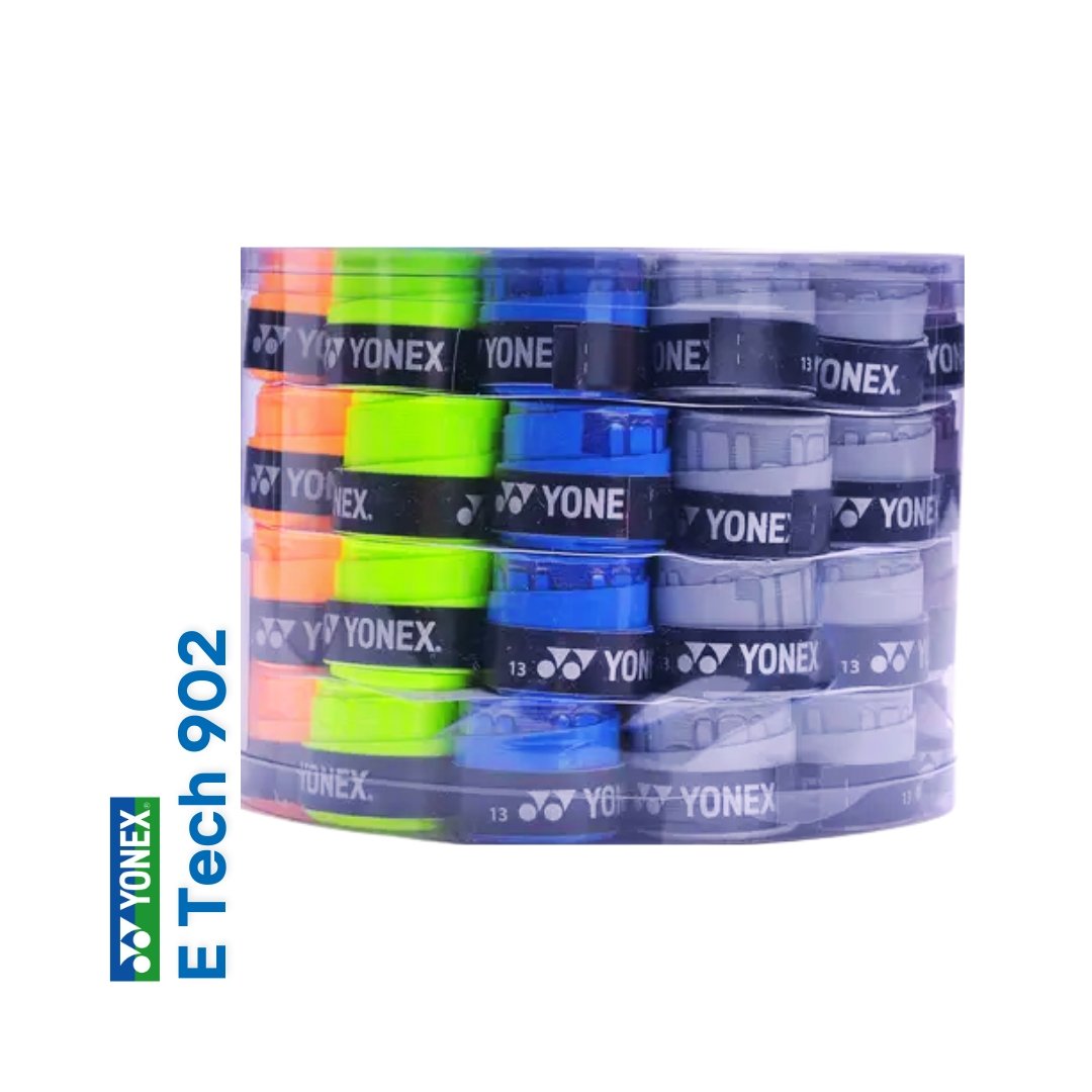 E tech 902 (2) YONEX E-TECH 902 GRIP (Pack of 60) - Image 1