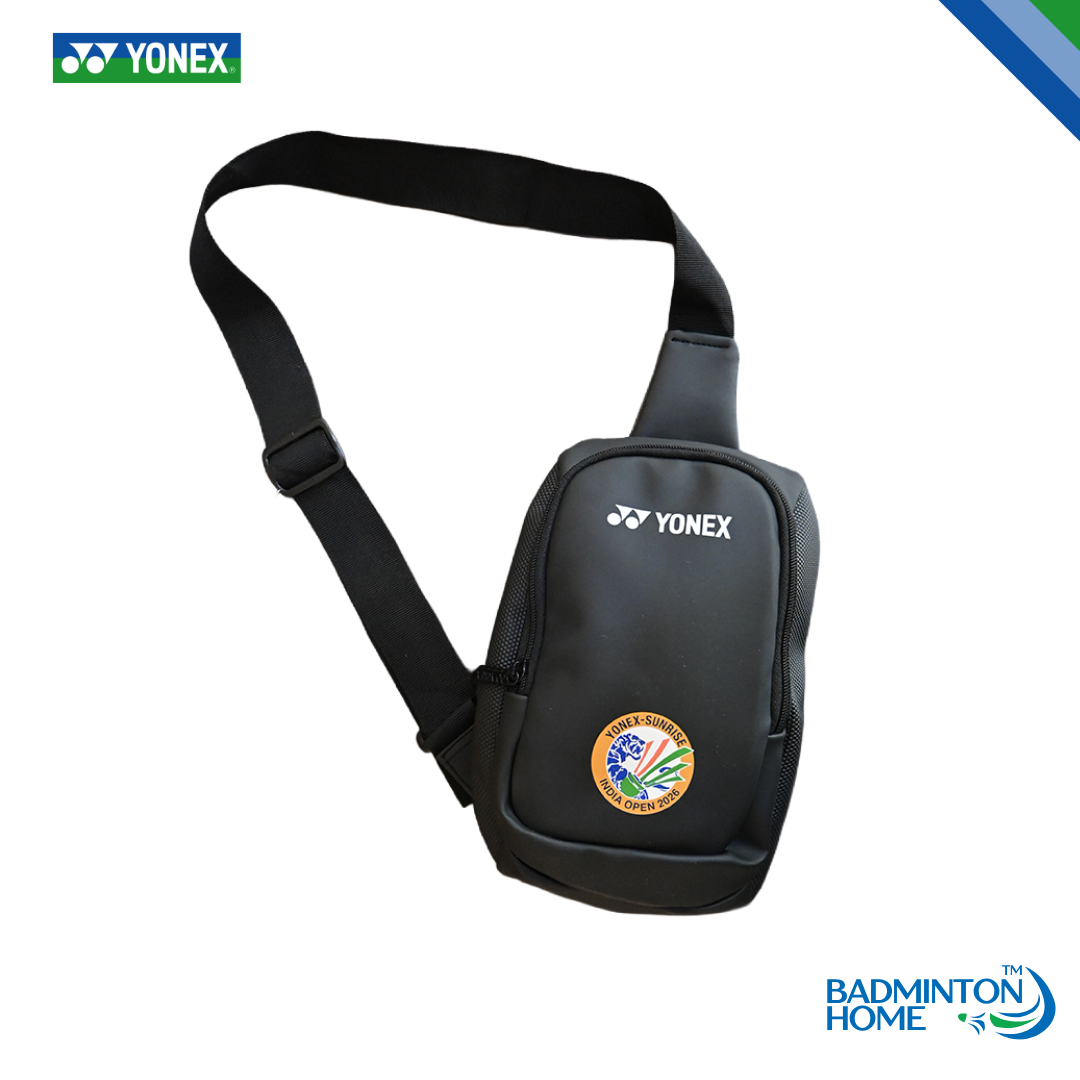 SUNR SLING 25021 Black YONEX SUNR SLING BAG 25021: The Ultimate City Sidekick - Image 1