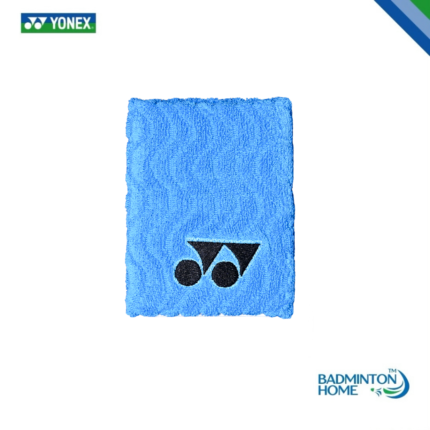 Yonex 11523WB11 wristband with large black embroidered Yonex logo